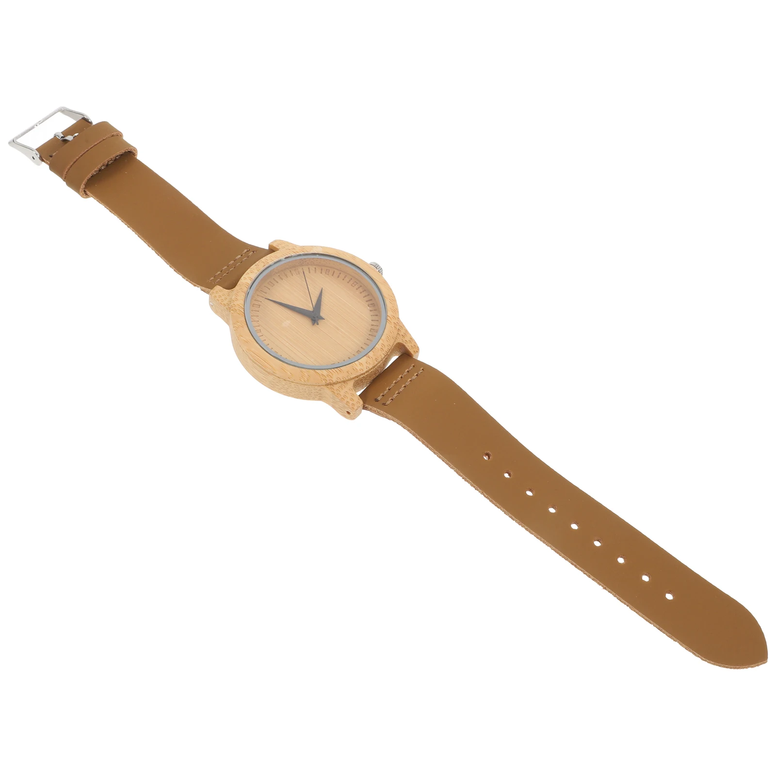 

Quartz Wooden Watch Men'S Fashion Wristwatch Bamboo Surface Durable Smooth Skin-Friendly Accurate Gift For Birthday