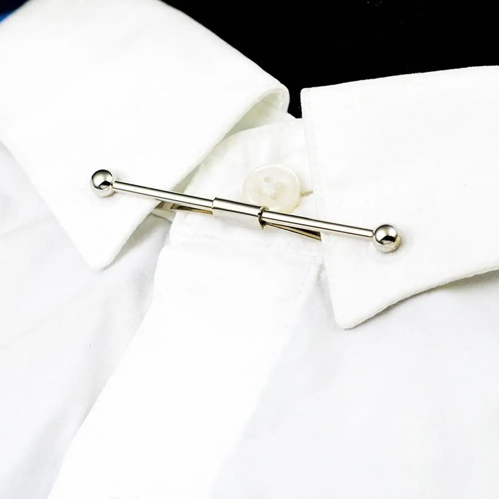 Cross Pendent Non-injury Clothing Tassel Alloy High-grade Men Collar Clip Tie Clip Women Collar Bar Neckwear Accessories