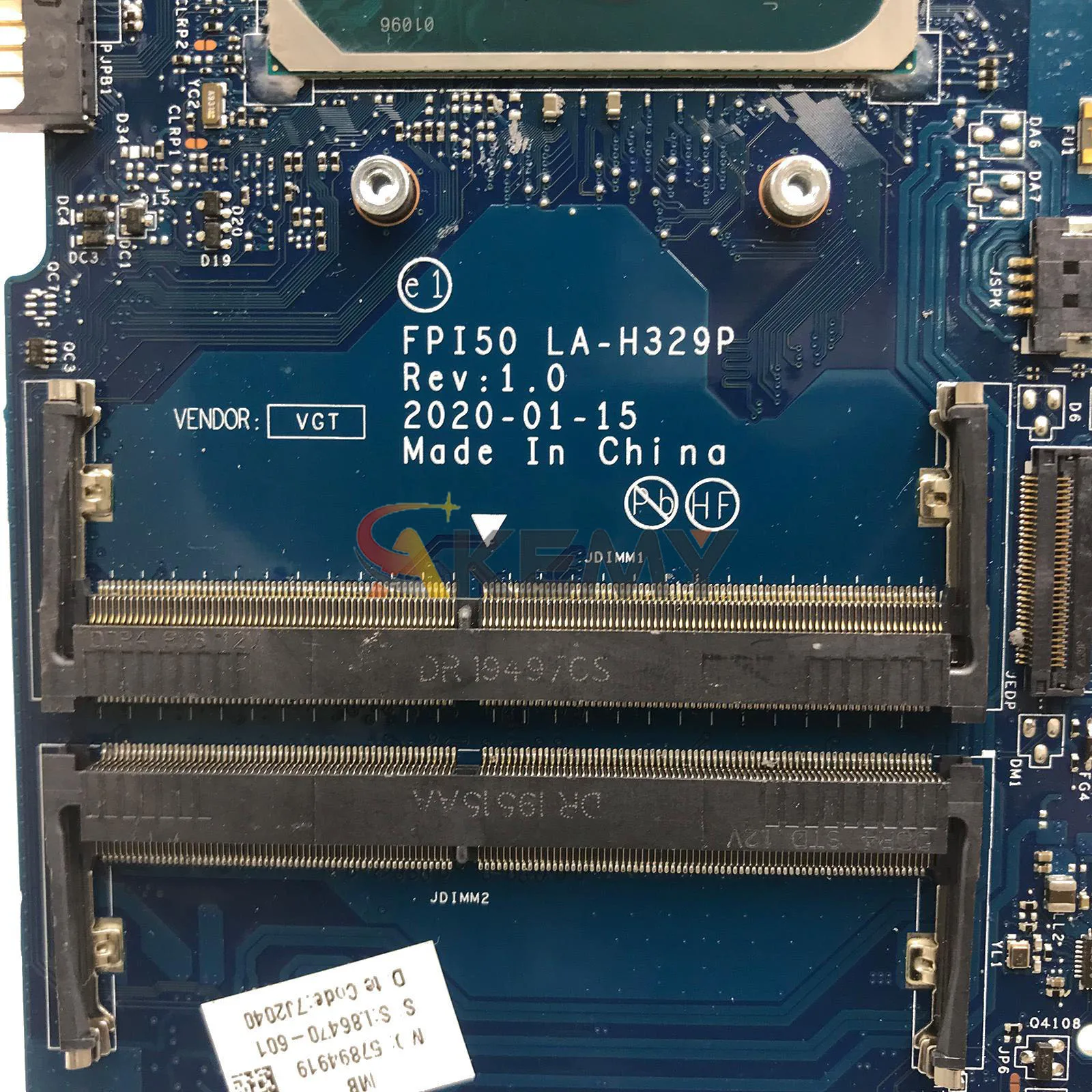 LA-H329P Für HP 15-DW 250 G8 Laptop Motherboard L86470-601 L51985-601 Mit i3 i5 i7 10th Gen CPU DDR4 100% Vollständig Getestet