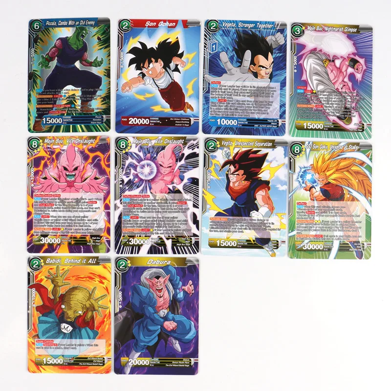 40/300 Stuks Dragon Ball Cards Son Goku Super Saiyan Perfecte Combnation Serie Goku Classic Collection Card Verjaardagscadeau Voor Kind