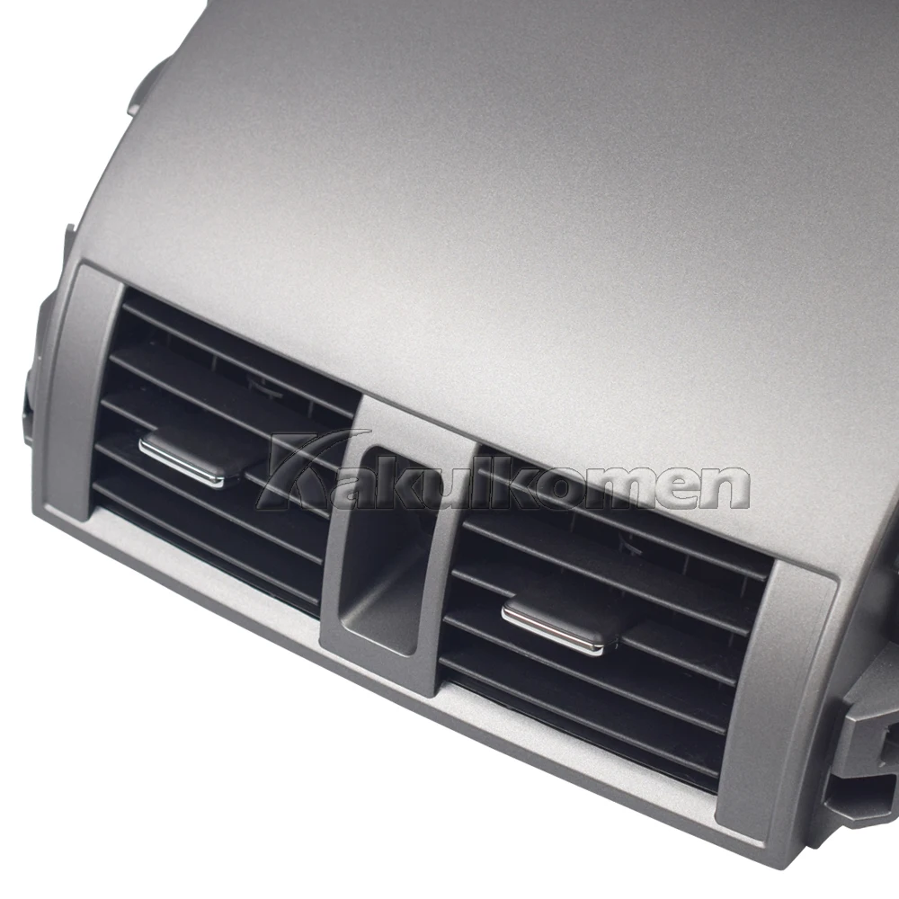 thumbnail image 2 of Soillar Dash Center A/C Air Vent Upper Bezel Trim For Toyota Corolla 2008-2013 – Gray 2 of 6