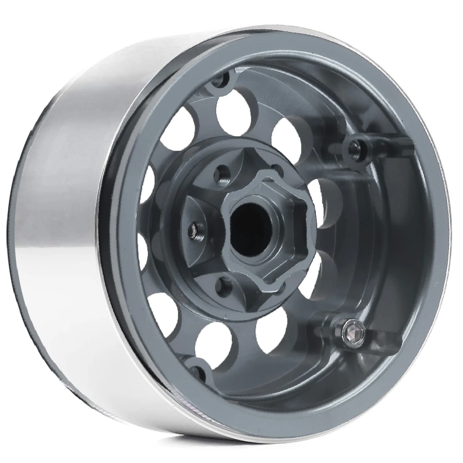 Rodas Beadlock RC 1.9 para 1/10 RC Crawler TRX4 TRX6 SCX10 90046 AX103007 VS4-10 MST CFX RC4WD D90 Red cat Gen8 7