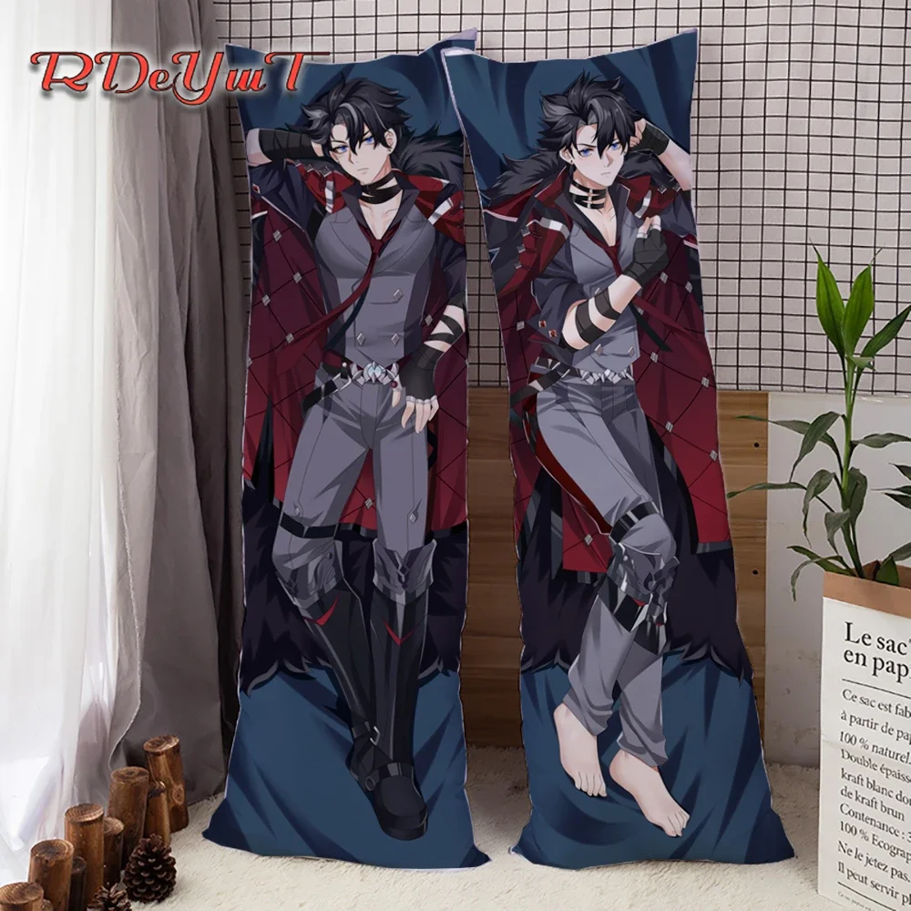 Game Genshin Impact Wriothesley Dakimakura BL Male Otaku Hugging Body Pillow Cover Throw Cushion Pillowcases Home Bedding New