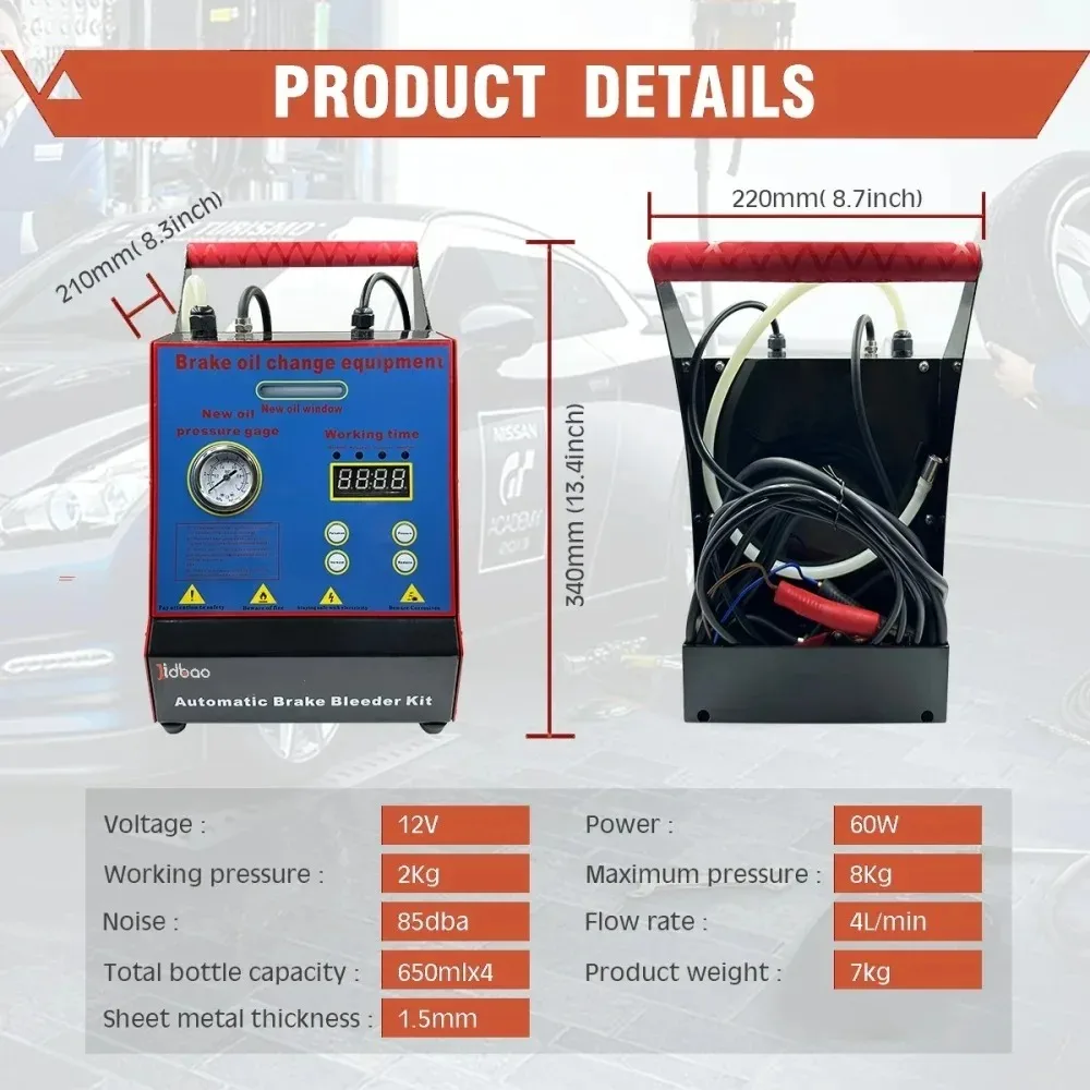 Factory Direct Portable Automotive Brake Oil Change Machine Intelligent Auto Fluid Exchange Equipment for Car Maintenance