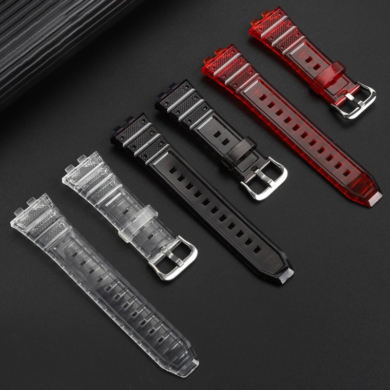 طقم حافظة بحزام سيليكون شفاف ، إطار ساعة ، طقم Mod ، ، 35th مناسب للذكرى السنوية Casio ، من B5000