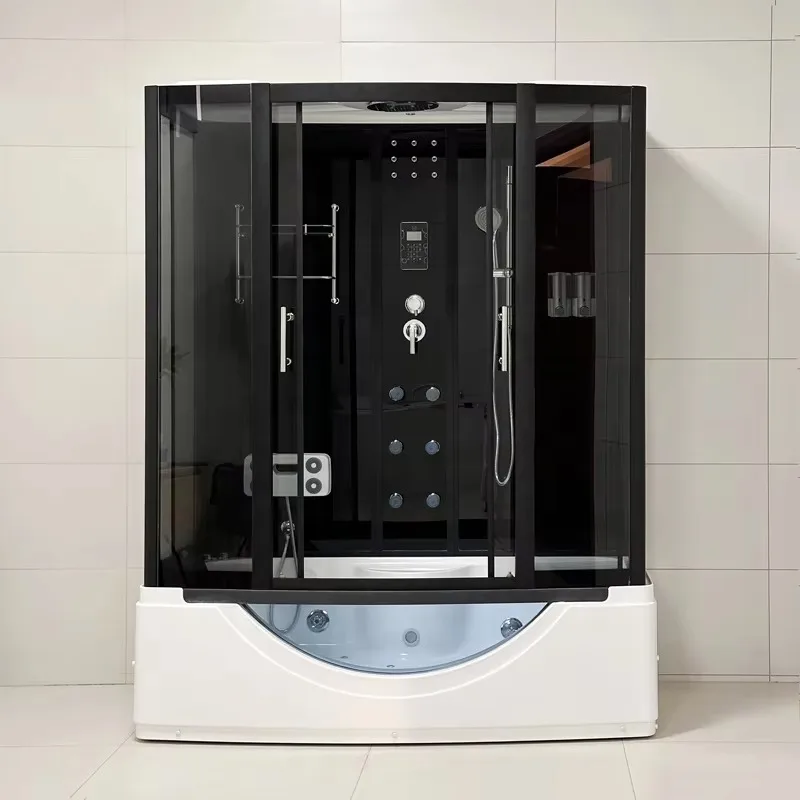 Steam Room Shower Cabin Prefab Bathroom Shower Capsule Unit Spa Massage Bathub Sauna Rooms Ready Made