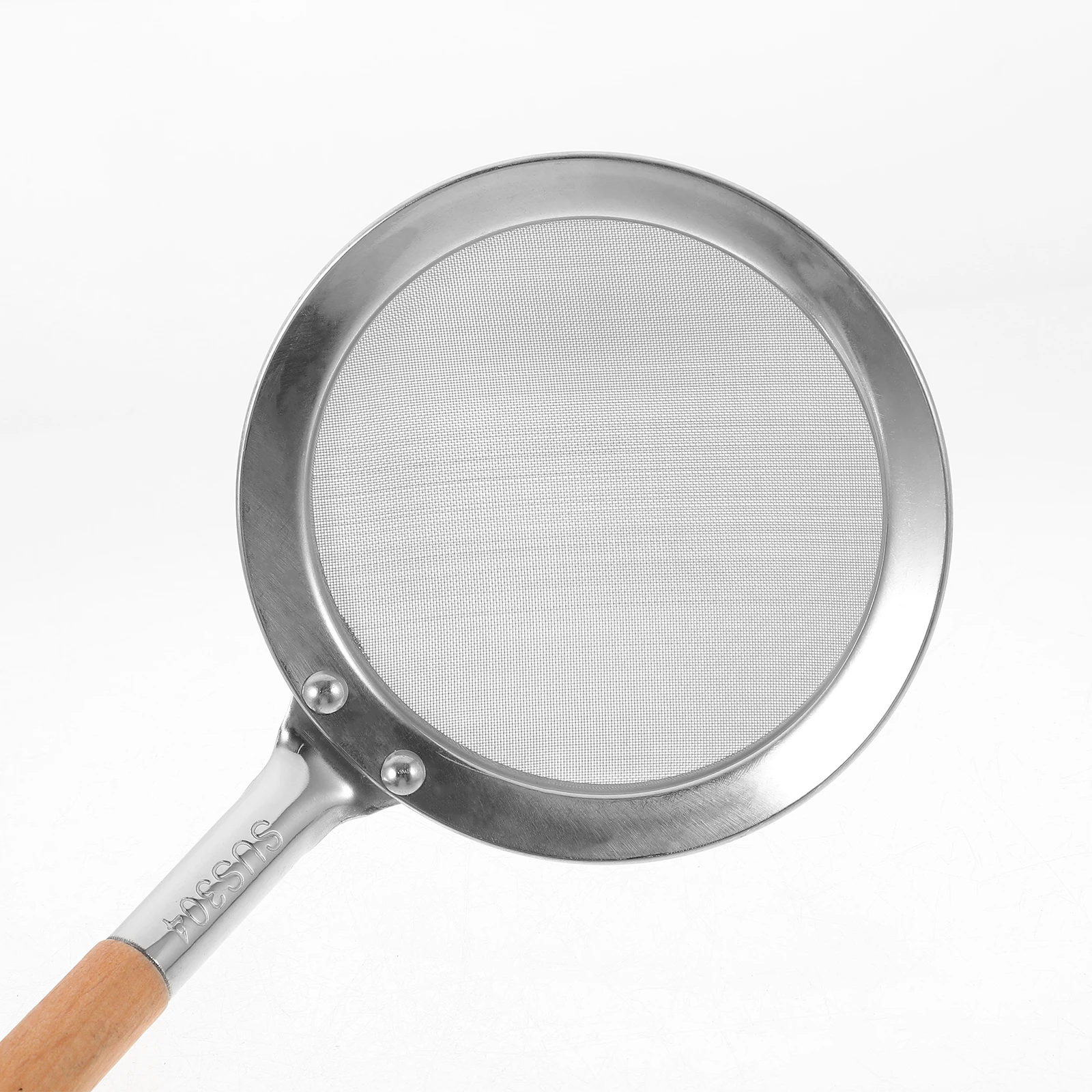 

Stainless Steel Spoon Cooking Ladle Fine Mesh Skimmer Colander Pot Drainer Noodle Pasta Wok Utensil Large Scoop Lightweight