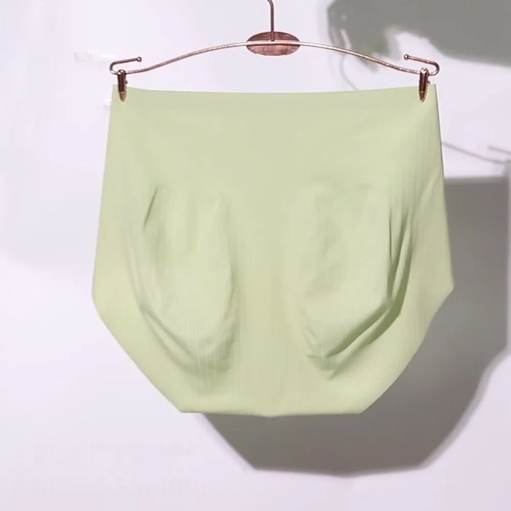 

Бесшовные трусы против смущения, губка с промежностью, бактериостатическая промежность, невидимое нижнее белье для фитнеса, нижнее белье со средней талией