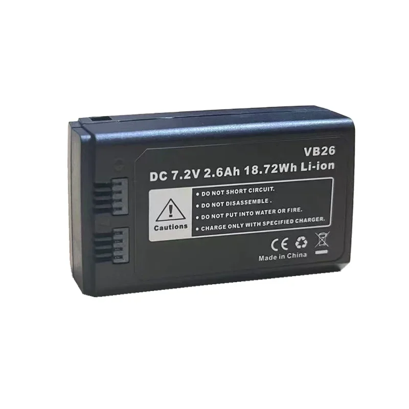 VB26A V860 7.4V 2600mAh for GODOX V860III V860 3 V850III V1 AD100 PRO Strobe Lighting Battery