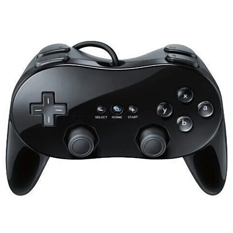 Классический контроллер Wii Pro, геймпад, джойстик, джойстик для игрового пульта Nintendo Wii