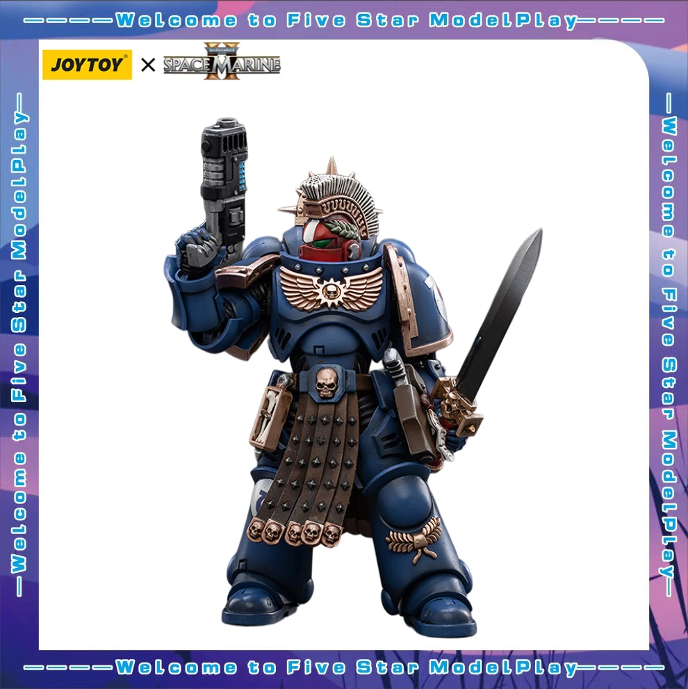

【FS】JOYTOY Warhammer 40K Ultramarines Veteran Sergeant Lcastus 1/18 Scale Action Figures Model Toys Gifts Collection