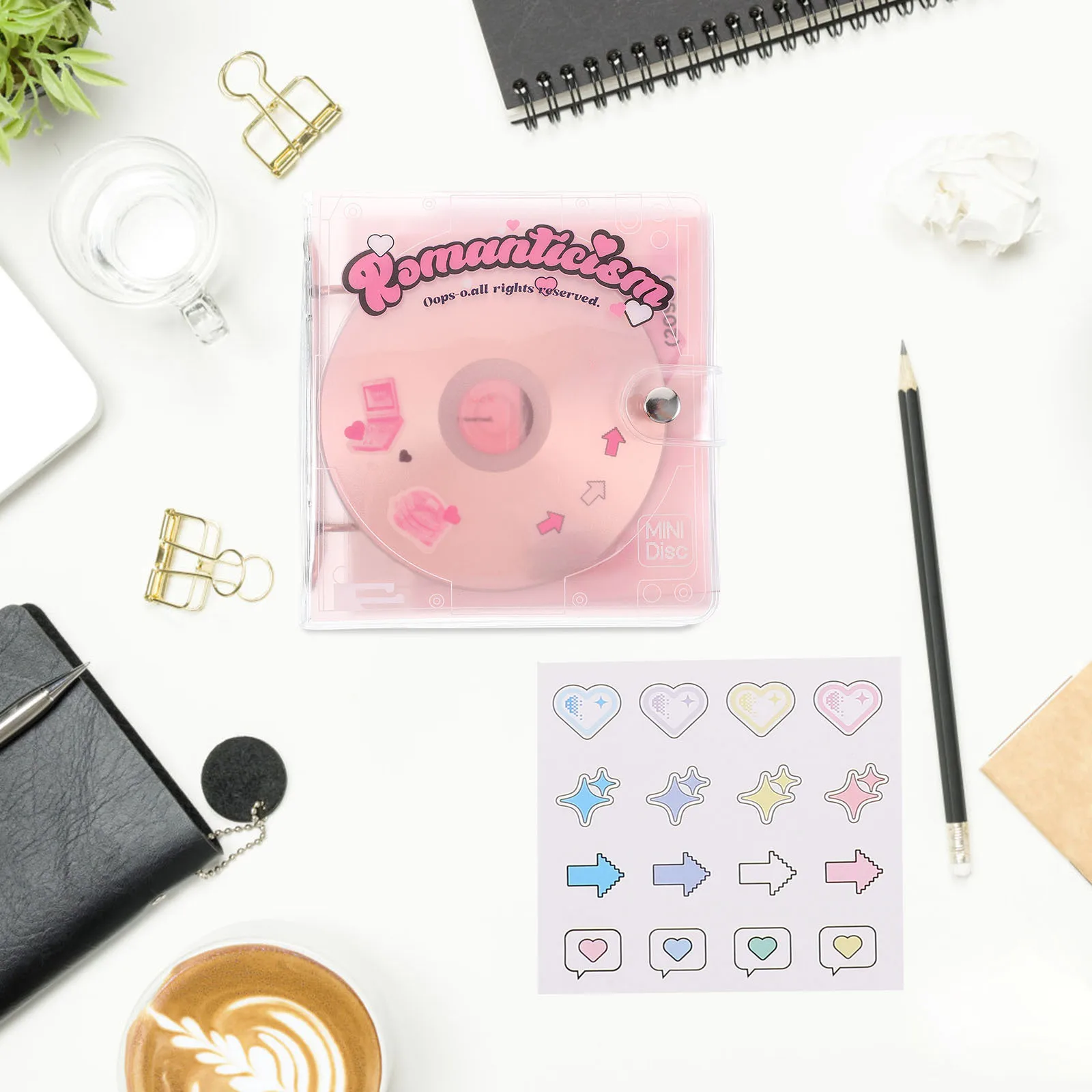 1pc Photo Album For Photos Pvc Pp Material Large Capacity Portable Picture Collection Holder Diy Scrapbook Mini Album For