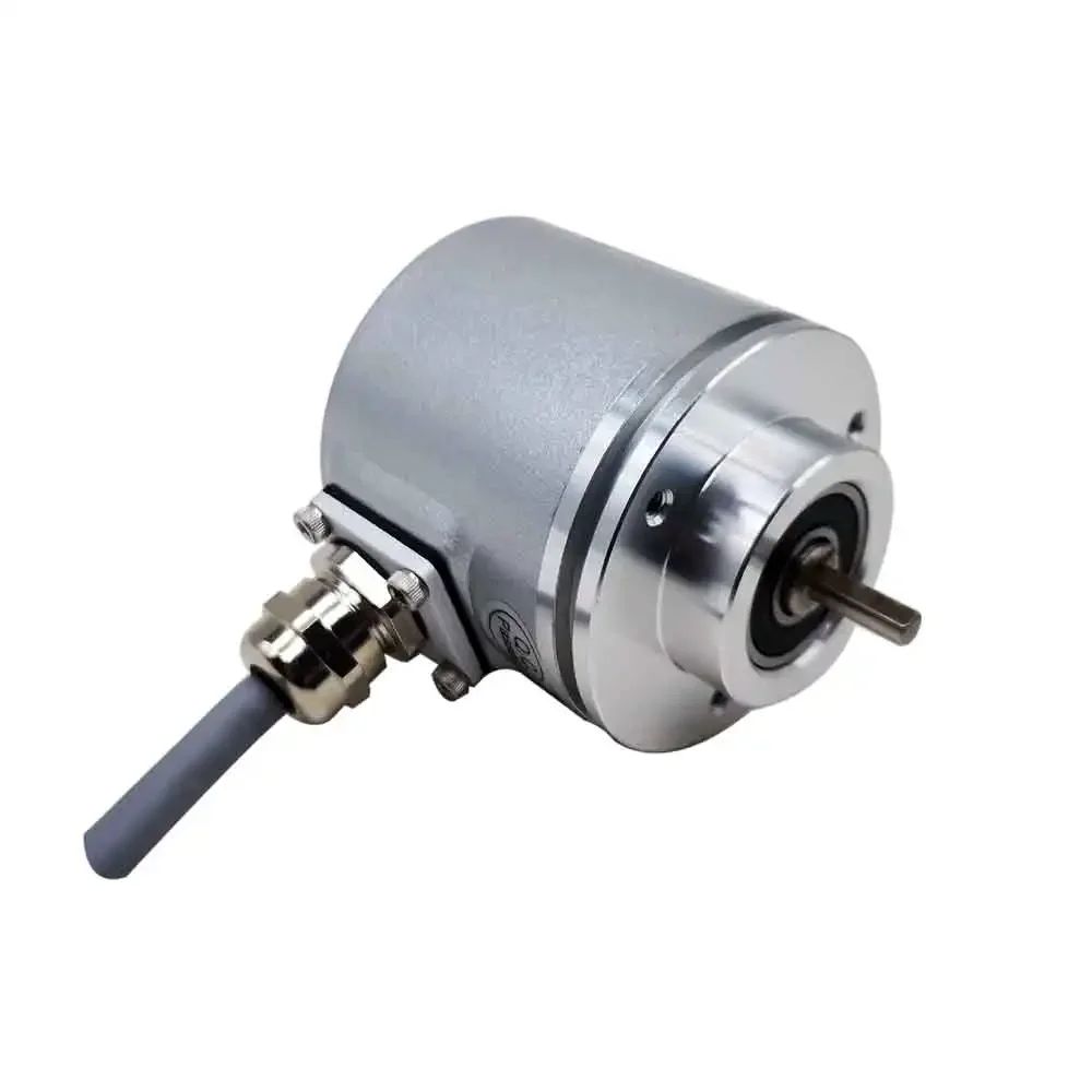 Em estoque: Encoder rotativo absoluto multi-giro CALT 14 bits RS485 Modbus RTU CAX60