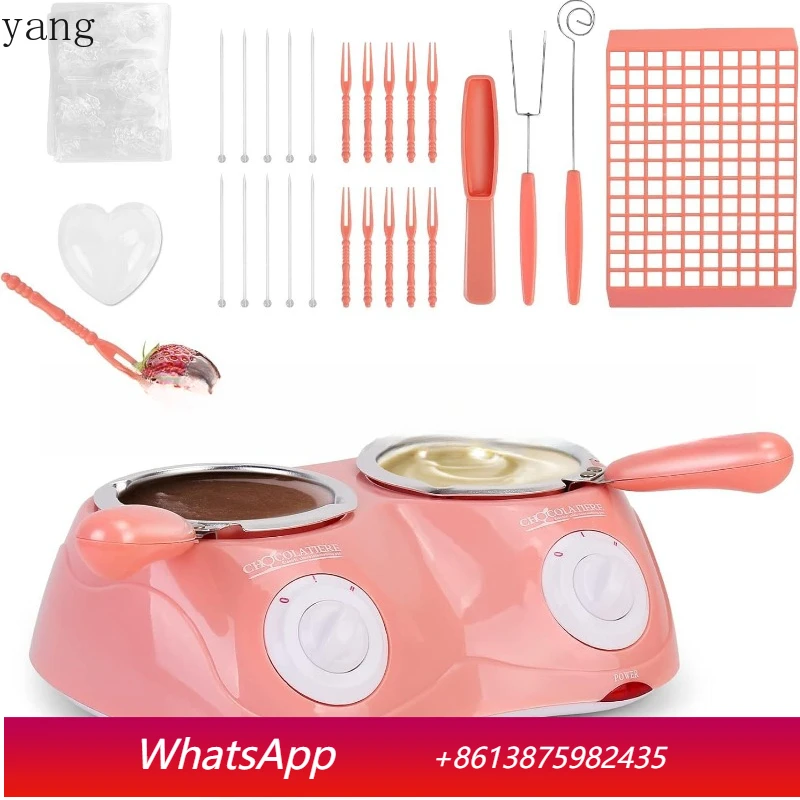 YJQ Chocolate Melting Pot Heating Pot Baking Mould Small Aluminum Pot Chocolate Melting Kitchen Tools