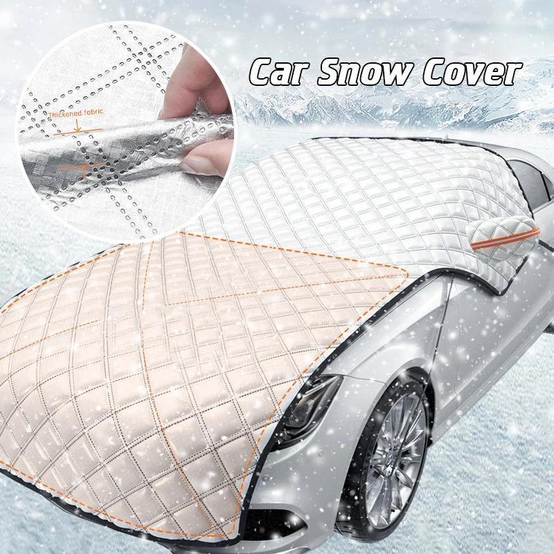 

Universal Car Windshield Hood Snow Cover Thicken Auto Winter Rain Ice Frost Guard Sunshade Protector Cover Car Clothing