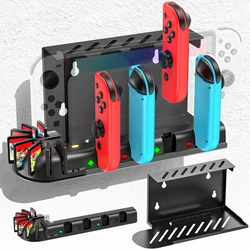 For Switch Controller Charging Station Compatible with N-Switch Original & OLED Model Joycons Switch Controller Wall Mount Stand
