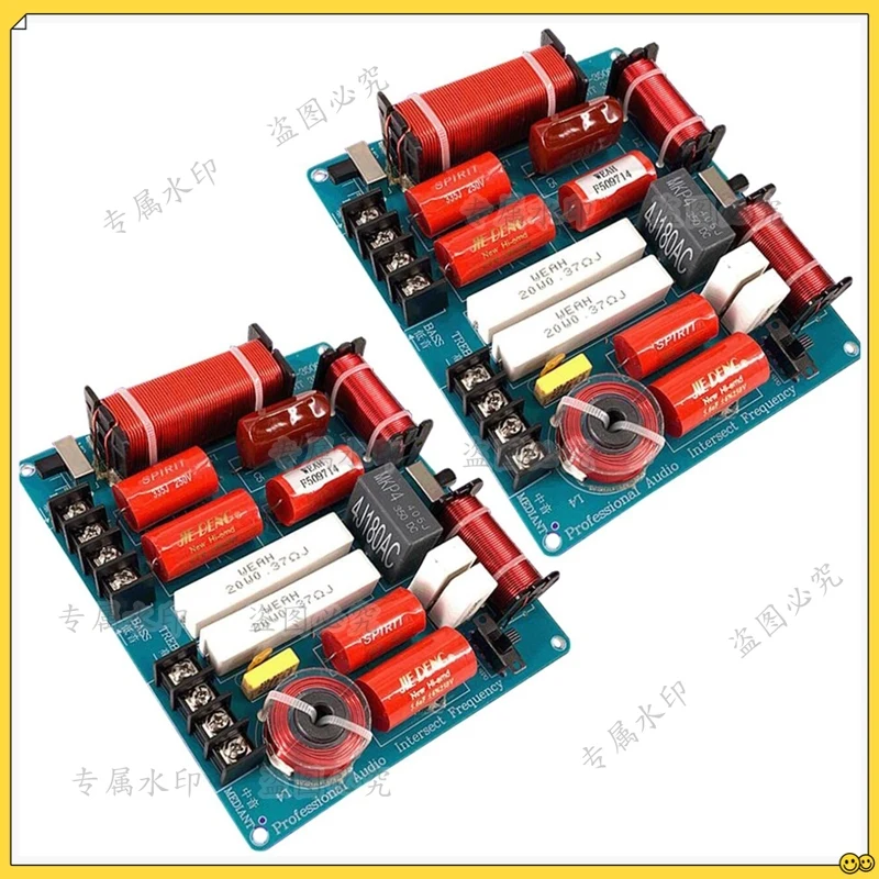 2X 350W 3 Ways Frequency Divider Board KTV Stage Speaker Crossover Audio Treble Mediant Bass 3 Way Crossover Divider