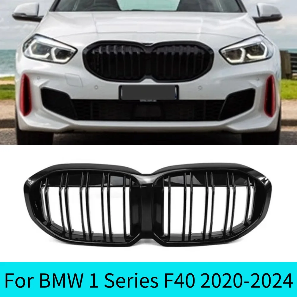 For 2020-2024 BMW 1 Series F40 118i 128ti 130i M135i xDrive Front Bumper Grille Radiator Grid Inlet Grill Match Accessory