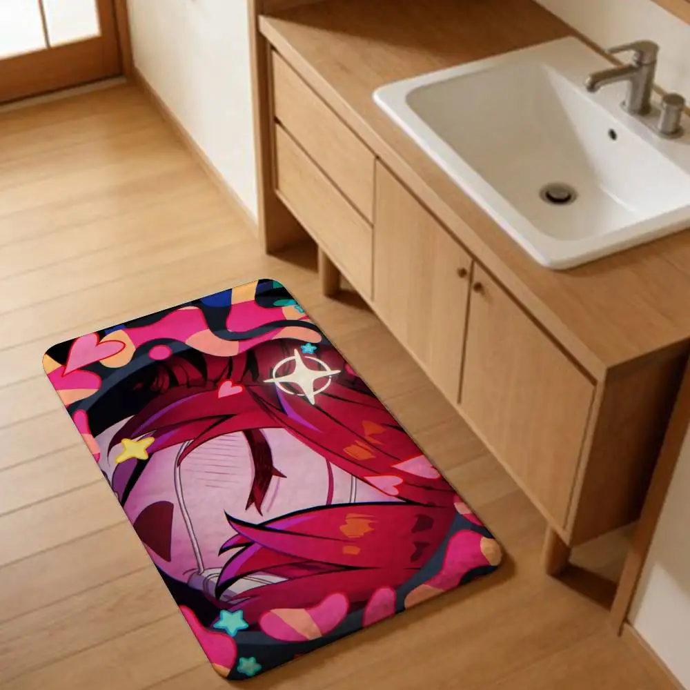 Popular Virtual Singer Kasane Teto Anime Room Mats Retro Multiple Choice Living Room Kitchen Rug Non-Slip Welcome Rug