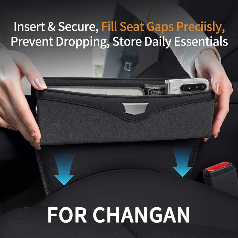 For Changan CS35 CX70 CS95 CS75 CS85 CS95 X7 PLUS CS55 EADO UNI-T UNI-V UNI-K Car Main and co-pilot Seat Side Gap Storage Box