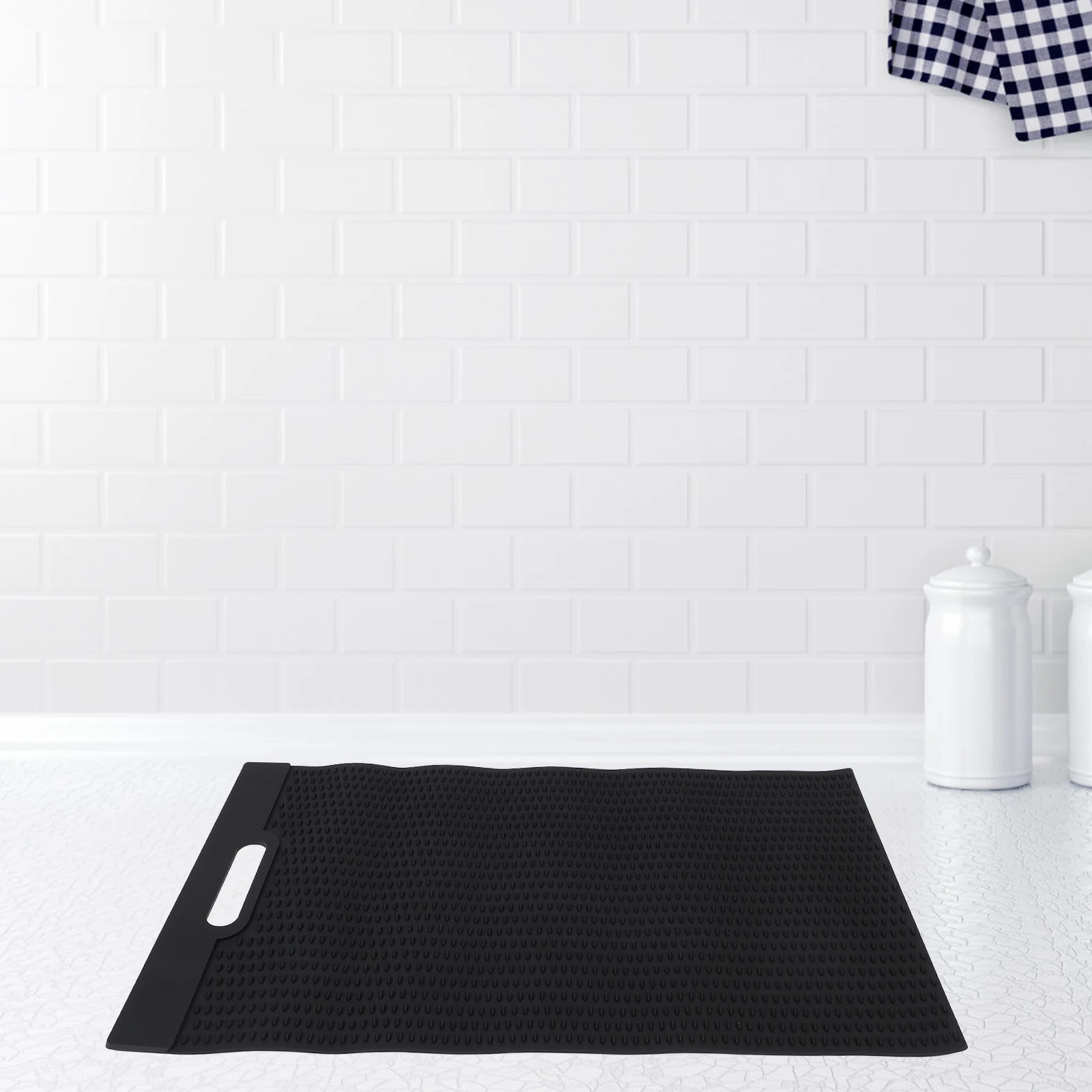 

PVC Fish Pad Kitchen Anti Slip Mat for Draining Fish Scaling Multifunctional Compact Fits Decor