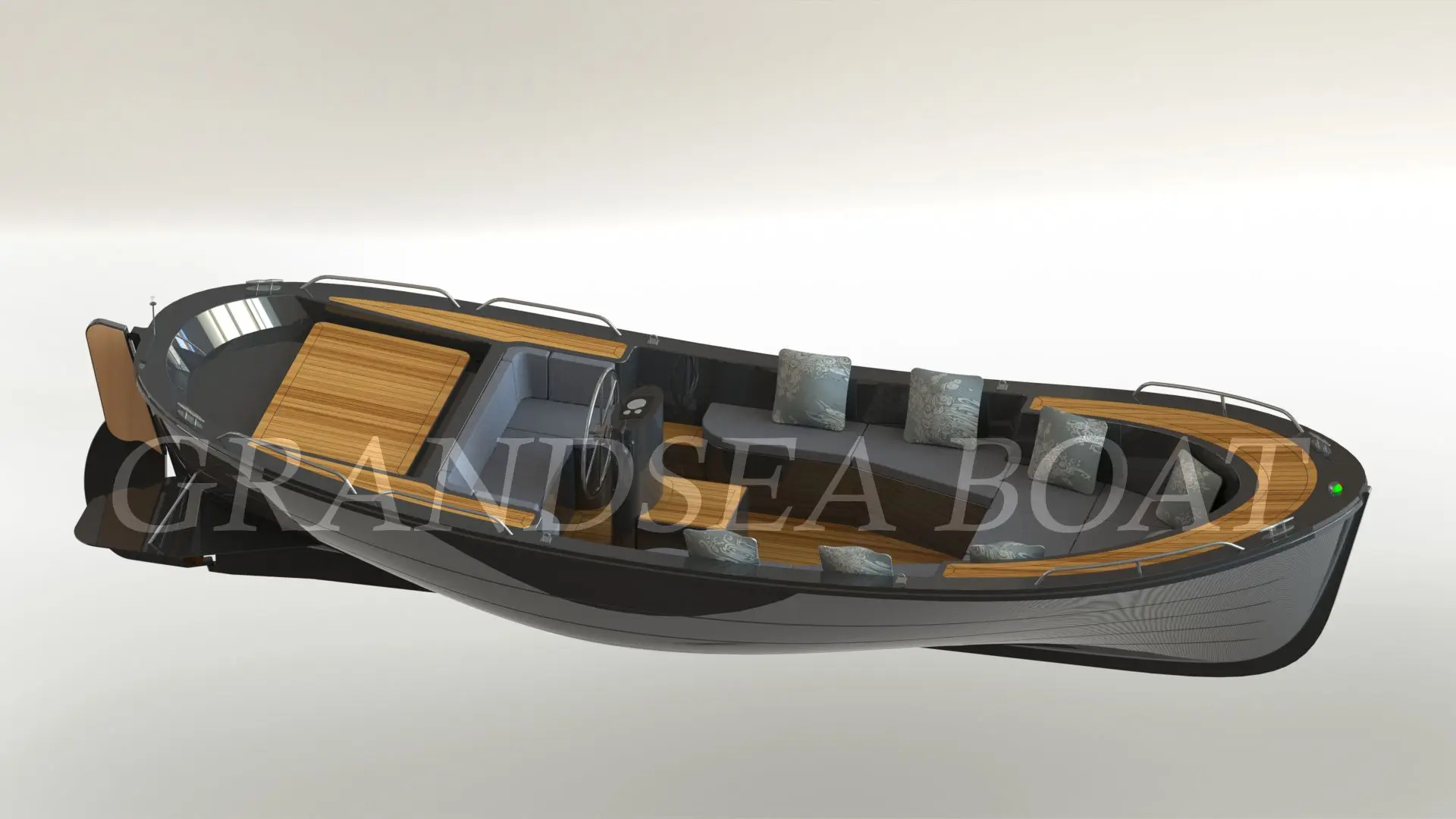 Barca olandese Sloop in fibra di vetro con motore interno Grandsea da 8,6 m in vendita