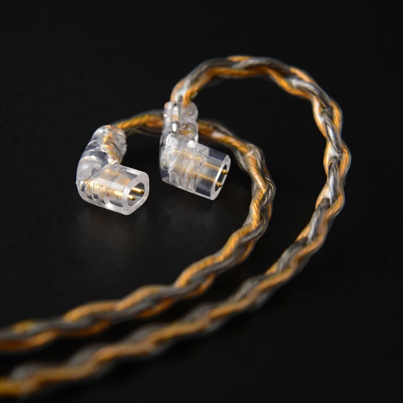 NICEHCK 8 Core Silver Plated and Copper Mixed Earphone Cable 3.5/2.5/4.4mm MMCX/NX7MK3 MK4/QDC/0.78mm 2Pin For DB3 ST-10s VX