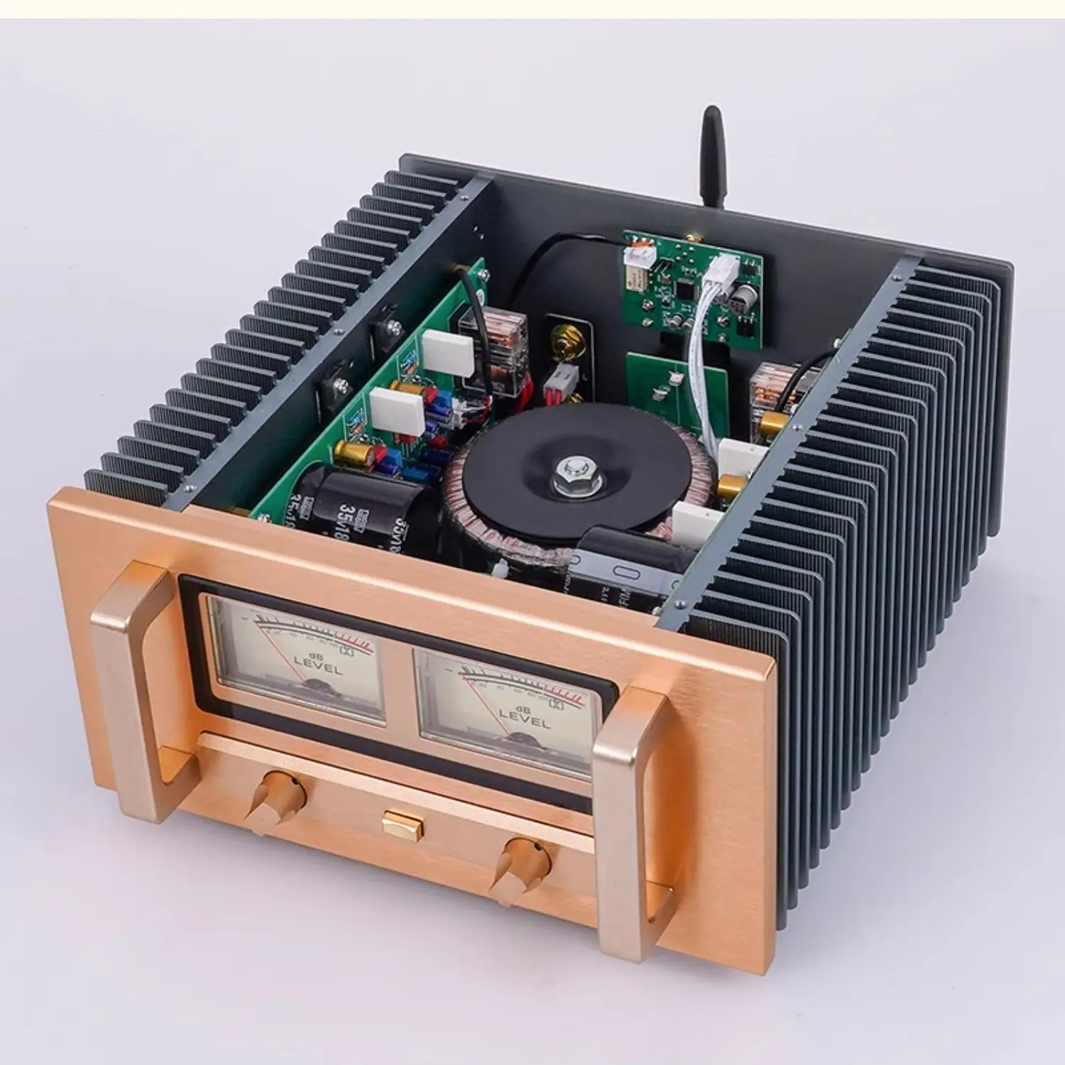 AMXEKR A15 оригинальный Sanken SK18752 домашний настольный HIFI усилитель лихорадки 260 Вт высокая мощность Bluetooth super LM3886