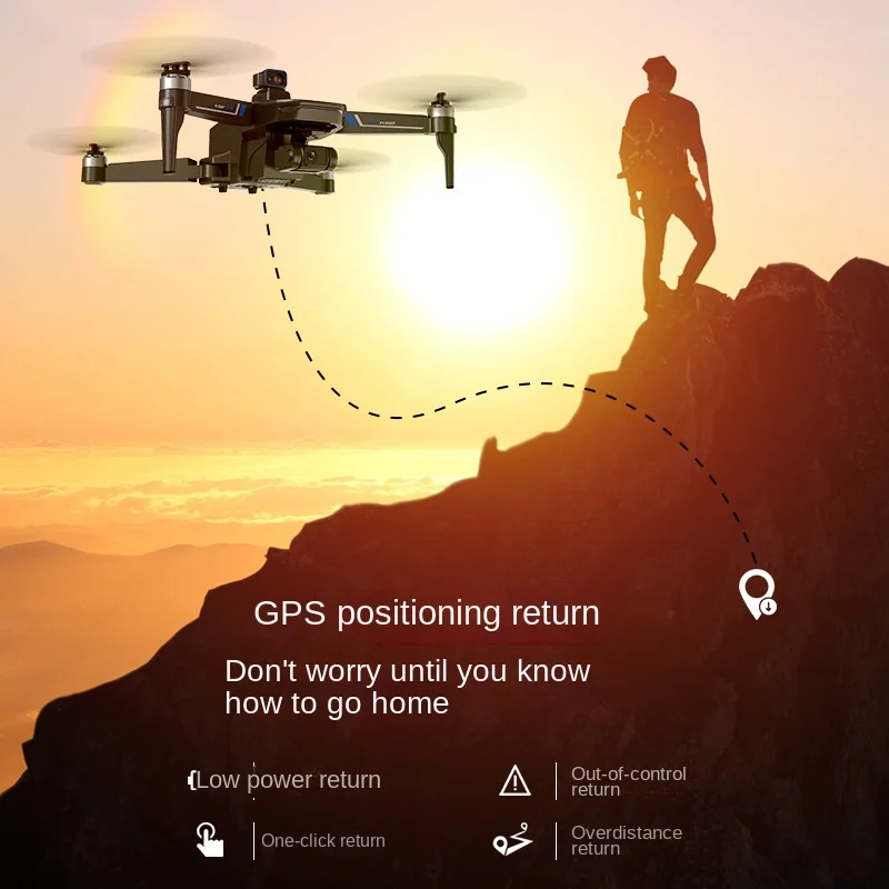 X75pro GPS Positioning Brushless Motor Laser Obstacle Avoidance Drone HD Aerial Photography Automatic Return To Home Remote