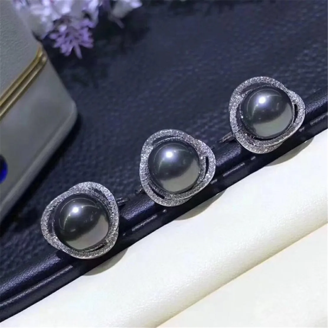 925 Stamped Alloy Gold-Plating Adjustable Pearl Ring Holder DIY Jewelry Findings, Craft Supplies for Handmade Rings No Pearl