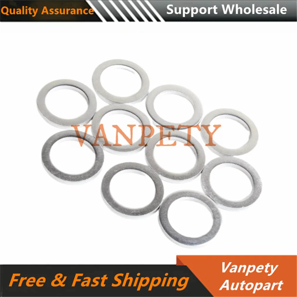 (10pcs) NEW GENUINE Engine Oil Drain Plug Gaskets 21513 23001 For Kia Hyundai 21513-23001 2151323001