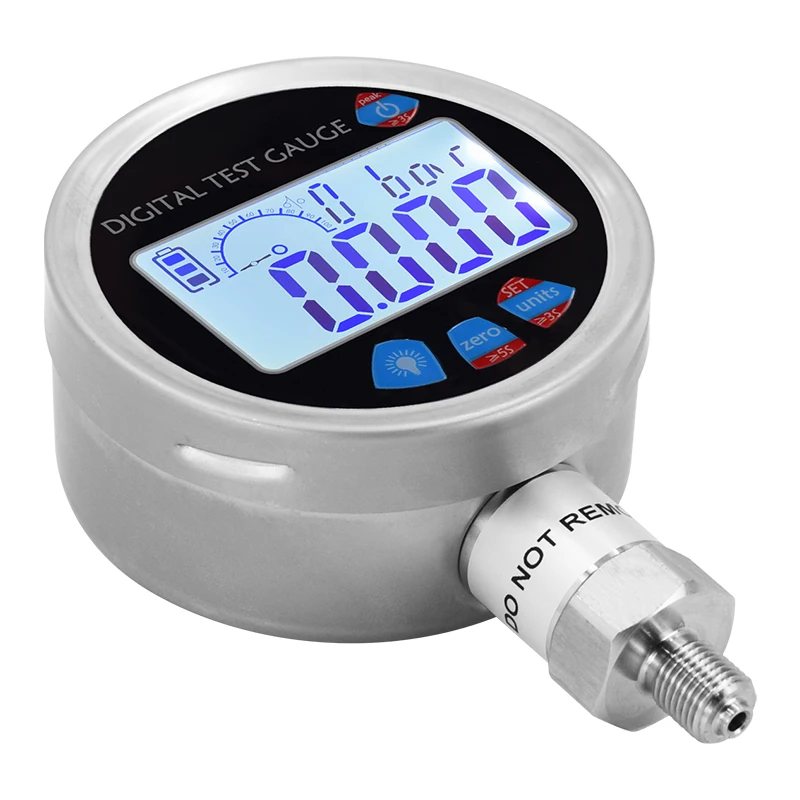 Medidor de alta pressão 400bar 600bar m20 * 1.5 display lcd medidor de pressão de barra digital 300bar 4bar medidor de pressão hidráulica