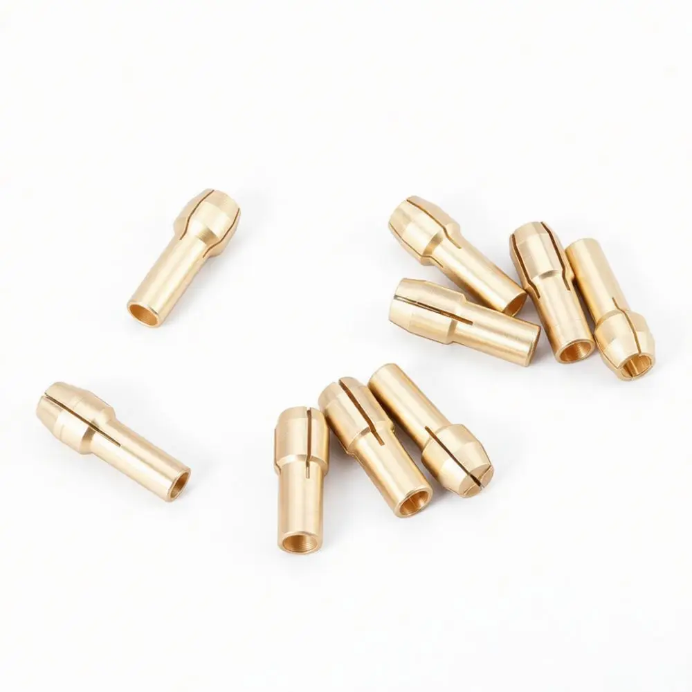 For For Yanlijia Copper Collet Chuck Set Micro Motor Rotary Tool Accessories Grinding Engraving Machine Adapter Nut Parts
