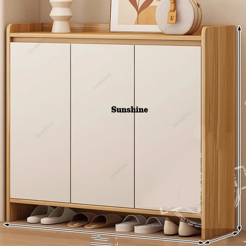 Nordic Designer Shoe Cabinet Vertical Slippers Storage Cleaner Shoe Shelf Entrance Hall Modern Zapatero Shoemakers Furniture  FT