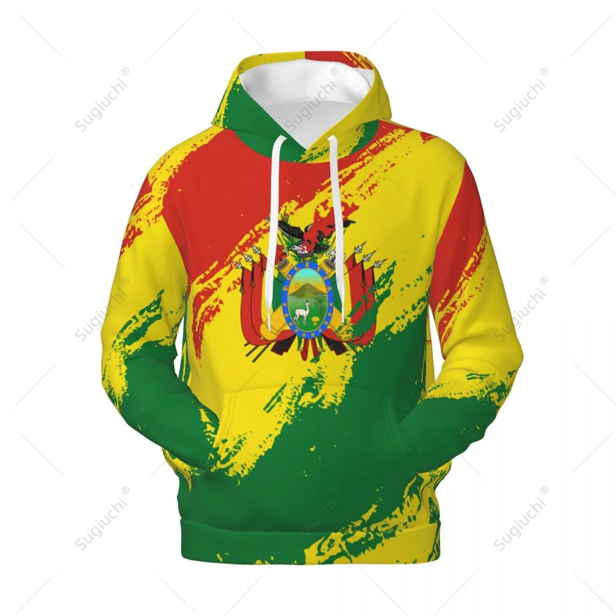 Unisex Bolivia Flag Color Hoodie 3D Men Women Harajuku Sweatshirt Pullover Hoodies Polyester Casual