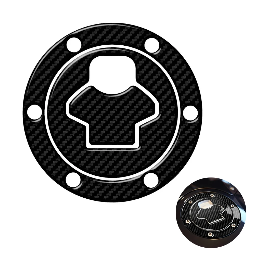 For BMW K1200 K1300 R1100 R1200 R1300 R1250 F750 F850 motorcycle fuel tank cap transparent carbon fiber texture sticker