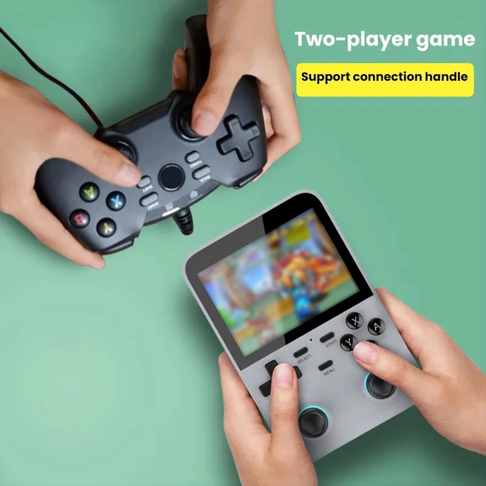 3.5 Inch Screen Retro Game Console Portable Video Players Small Rechargeable Handheld Game Console Toy Gift For Kids Adults