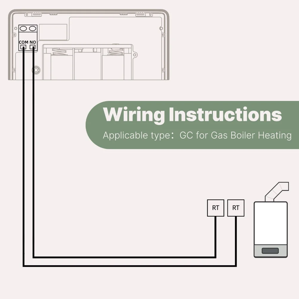

Беспроводной программируемый термостат с Wi-Fi и цифровым управлением для газовых котлов, удаленный мониторинг и голосовая интеграция