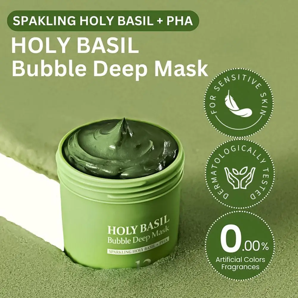 Mascarilla de arcilla carbonatada con burbujas, limpieza profunda de poros, exfoliante, eliminador de espinillas, mascarilla suave no irritante, 90g, 1/2/3 uds.