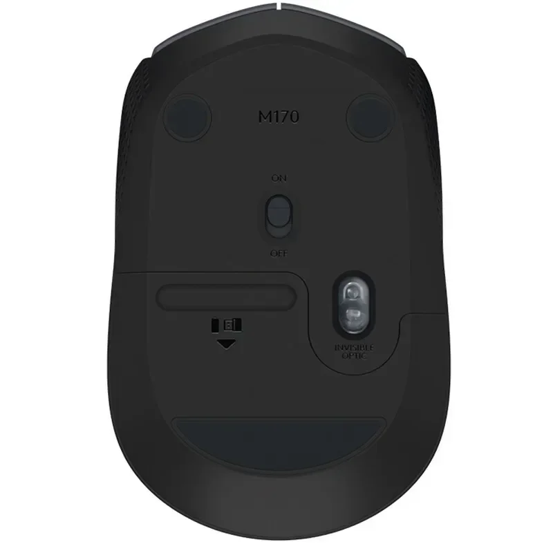 Logitech M171 Beidhändig schwarze kabellose optische Maus 1000 DPI USB RF Computerzubehör