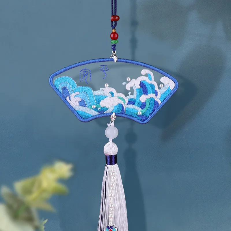 Handmade Self Embroidered Material Bag Coupler Cross-stitch Needlework Accessorie Material Package Crafts for Jewelry Pendant