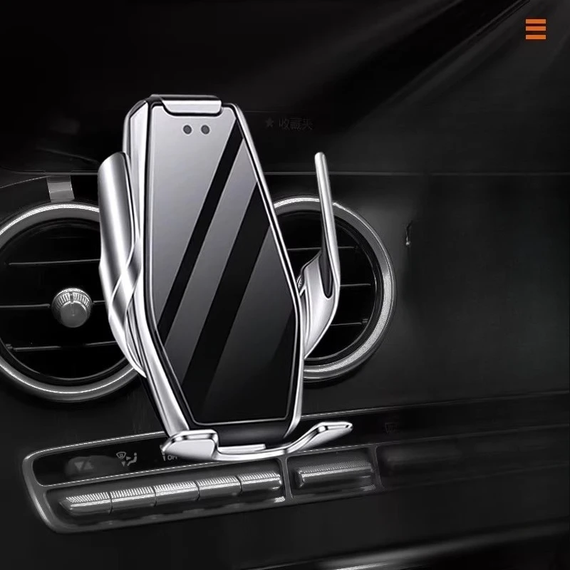 

Car mobile phone holder, wireless charging, anti-shake navigation rack