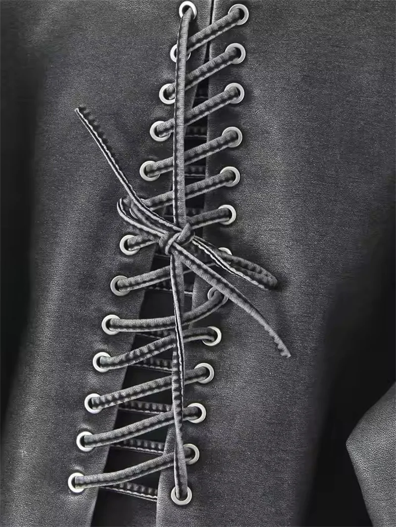 แฟชั่นผู้หญิงเงินMoto Bikerล้างแจ็คเก็ตหนังFaux 2025 ใหม่หญิงฤดูใบไม้ร่วงฤดูหนาวRetroหลวมPUซิปStreetwear Coa