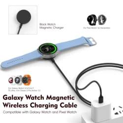 Watch Whiress charger for Galaxy Watch Charger Cable for Galaxy Watch 3/4/5/6/7/8 Ultra 4/6/8 Classic 5 Pro Active 1 /2