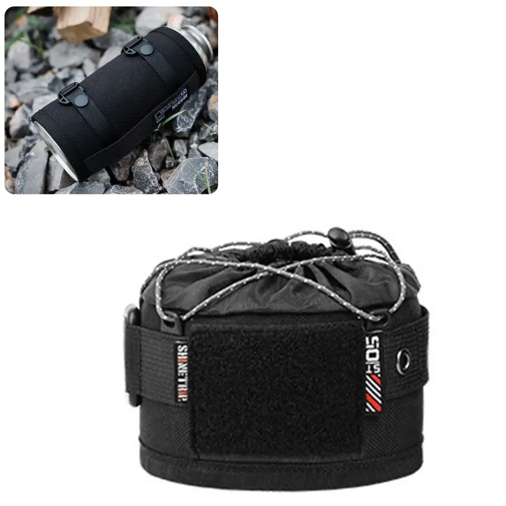 Durable Nylon Gas Cylinder Sleeve Ventilated Shockproof Fuel Tank Cover Lightweight Portable Gas Tank Cover Camping