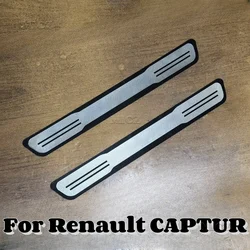 For Renault CAPTUR KAPTUR 2013-2021 High-quality Stainless Steel Car Welcome Pedal Threshold Guard Plate Car Styling