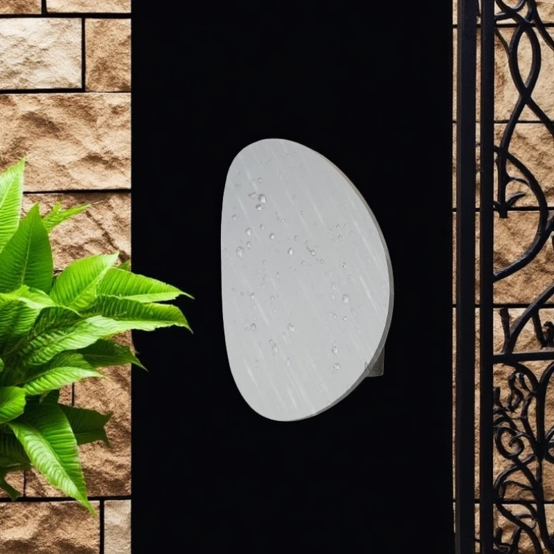 

Nordic Style Wall Lamp Modern Round Simple Bedroom Bedside Lamp Nordic Personality Living Room Corridor Aisle Art Decoration