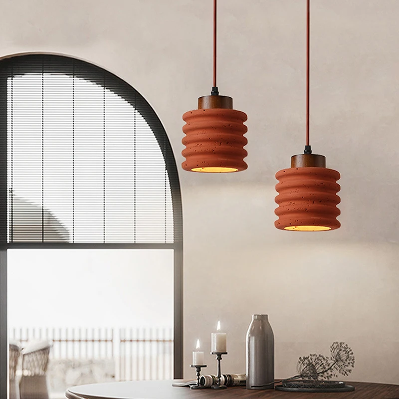 Modern Creative Minimalist Style Bedroom Bedside Chandelier Retro Theme Restaurant Sample Room Home Decoration Pendant Light