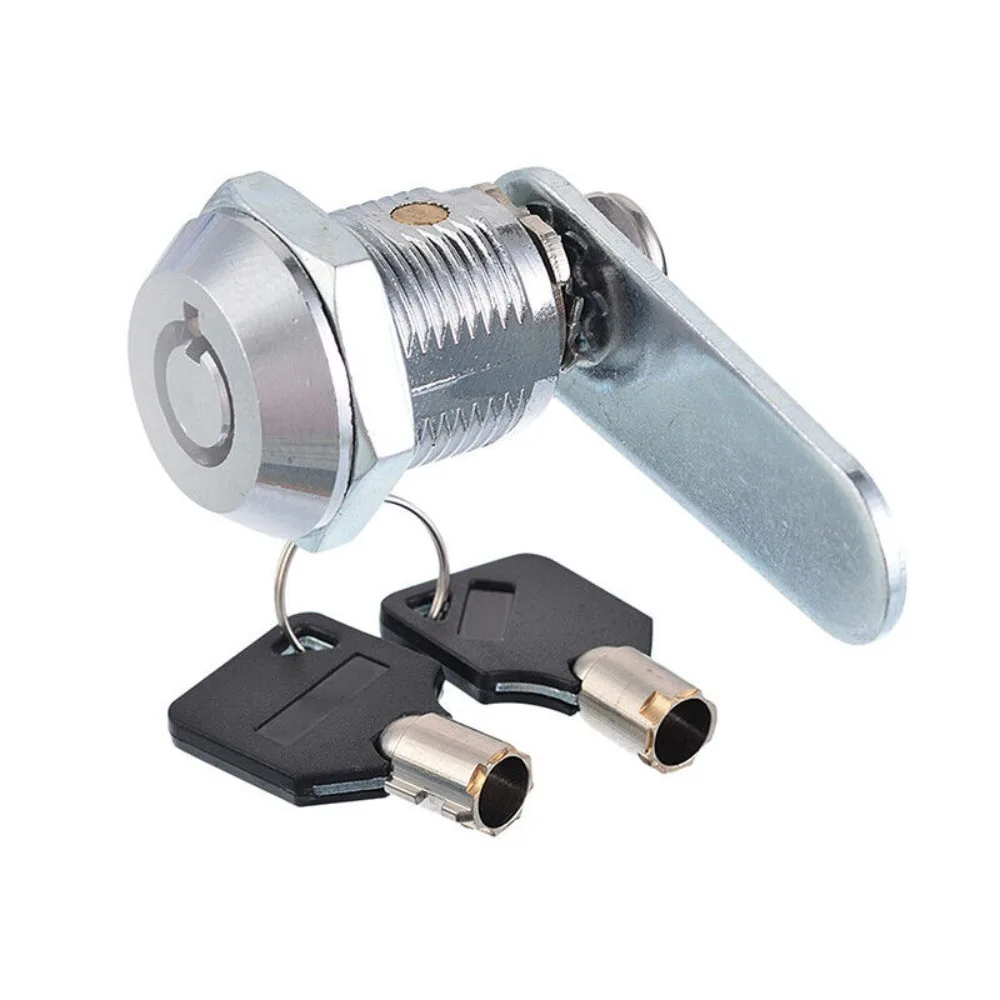 Safe Deposit Box Locks with 2 Keys File Metal Cabinet Power Distribution Box Mechanical Tongue Lock Table File Drawer Desk
