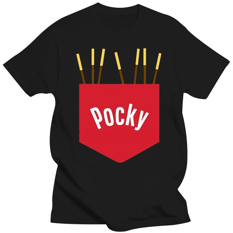 Pocky Pocket ( Chocolate Version ) T Shirt Pocky Asian Asia Japanese Japan South Korea Korean Snack Snacks